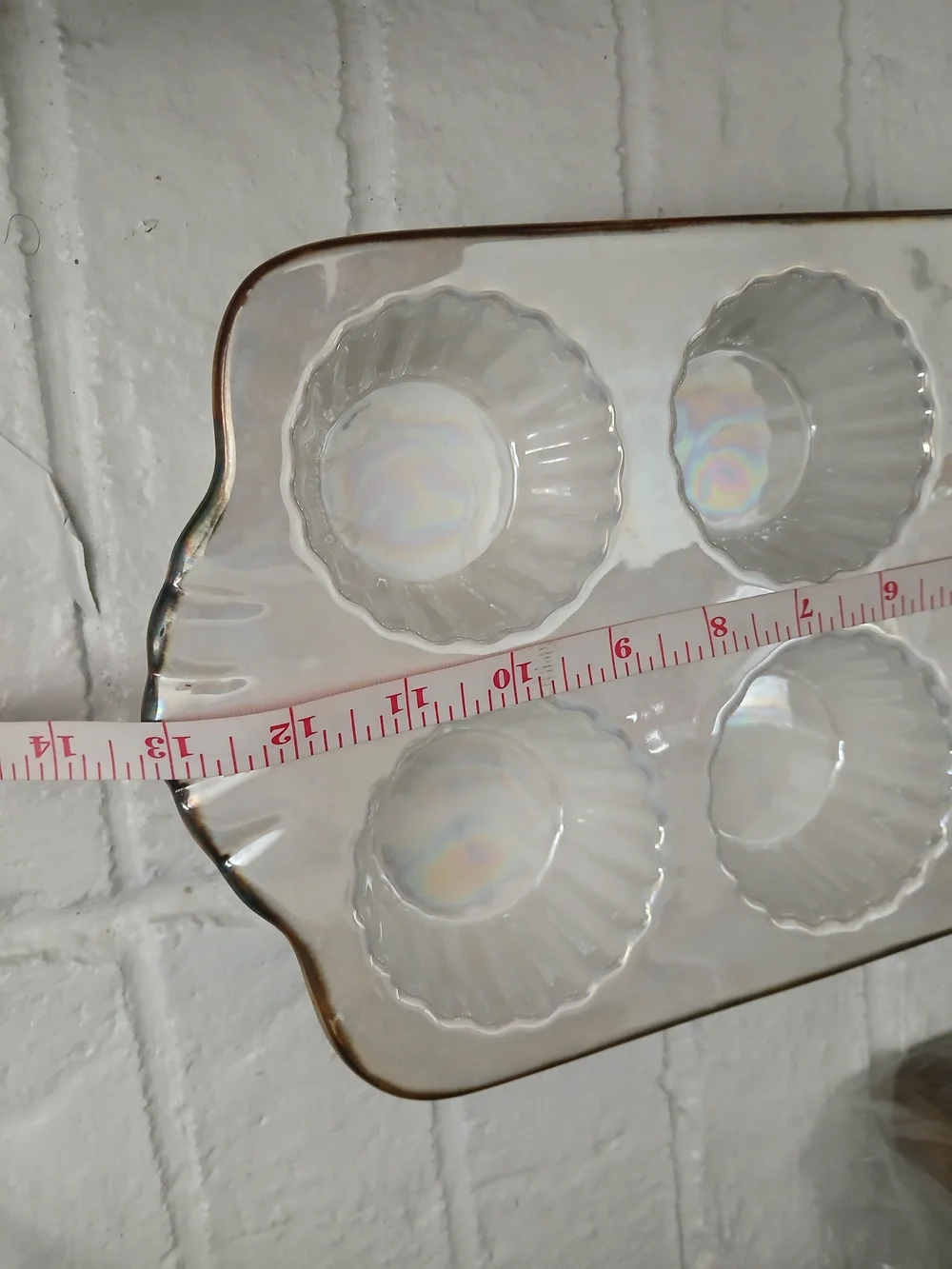 Southern‎ Living 6-Cup Muffin Mother Of Pearl Stoneware Baking Pan